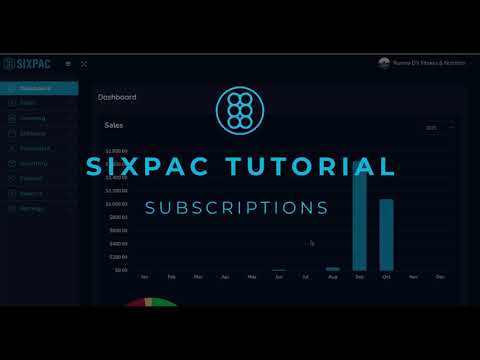 SIXPAC Tutorial - Subscriptions